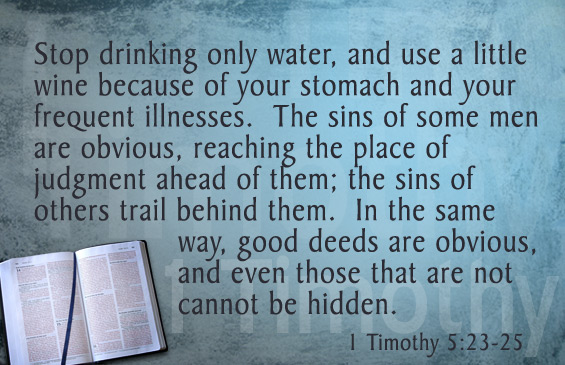 1 timothy 5 23 25