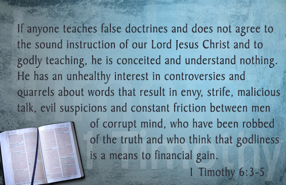 1 timothy 6 3 5 commentary