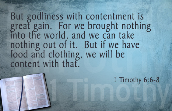 1 Timothy 6:6-8 - JeffRandleman.com