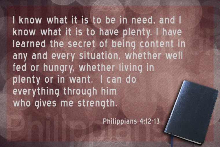 philippians 4 12-13 commentary